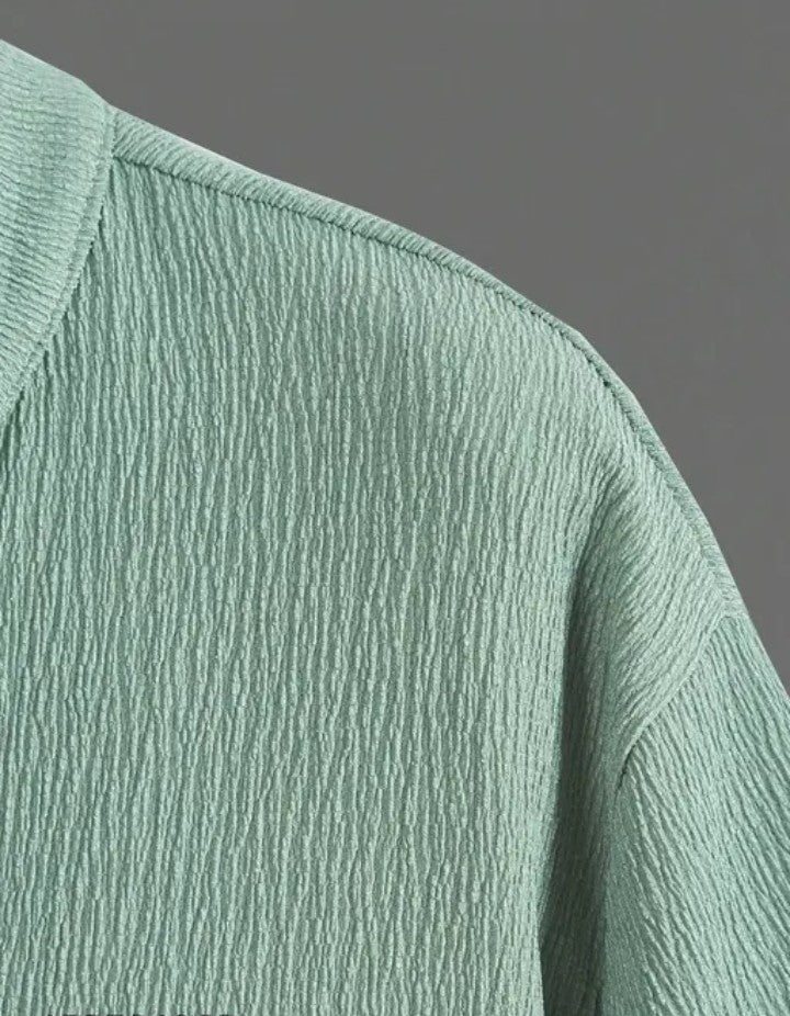 "Men's Premium Cotton-Linen Henley Shirt – Breathable, Stylish & Perfect for Summer Comfort"